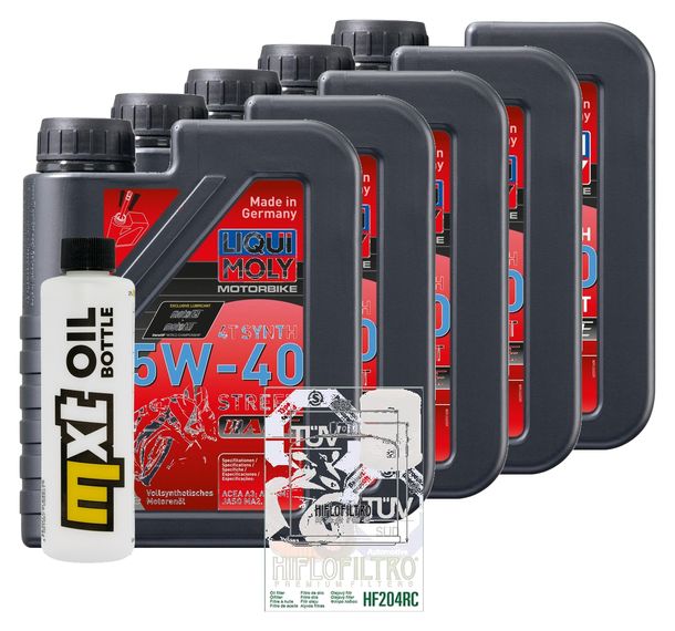 Inspektionspaket 5L 5W-40 + Ölfilter für Yamaha MT-10 A SP 1000 ccm Bj. 2016 - 2022