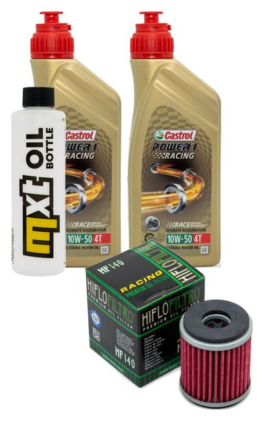 Inspektionspaket 2L 10W-50 + Ölfilter für Yamaha WR F 250 ccm Bj. 2016 - 2022