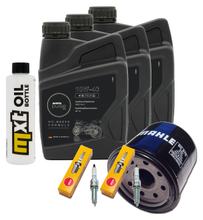 Paquete de inspección 3L 10W-40 + filtro de aceite + 2 bujías para Yamaha MT-07 Tenere XSR A 700 ccm Año 2016 - 2022