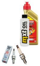 Inspektionspaket 1L 5W-40 + Ölfilter + 2x Zündkerze für Piaggio Liberty 3V 50 ccm