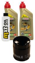 Inspection package 2L 10W-40 + oil filter + 1x spark plug for Aprilia Sport City Street 300 ccm