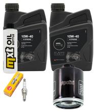 Inspectiepakket 2L 10W-40 + Oliefilter + 1x Bougie voor Aprilia Sport City Street 300 ccm