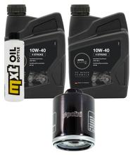 Inspectiepakket 2L 10W-40 + Oliefilter + 1x Bougie voor Aprilia Sport City Street 300 ccm