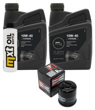 Inspectiepakket 2L 10W-40 + Oliefilter + 1x Bougie voor Aprilia Sport City Street 300 ccm