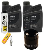 Inspectiepakket 2L 10W-40 + Oliefilter + 1x Bougie voor Aprilia Sport City Street 300 ccm