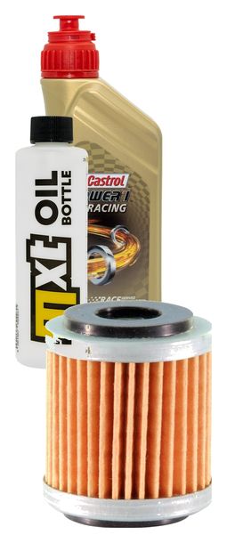 Paquet d'inspection 1L 10W-50+filtre à huile pour Fantic Motor Caballero Performance Enduro Motard Competition 125 ccm
