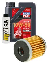 Inspektionspaket 1L 10W-50 + Ölfilter für Fantic Motor Caballero Performance Enduro Motard Competition 125 ccm