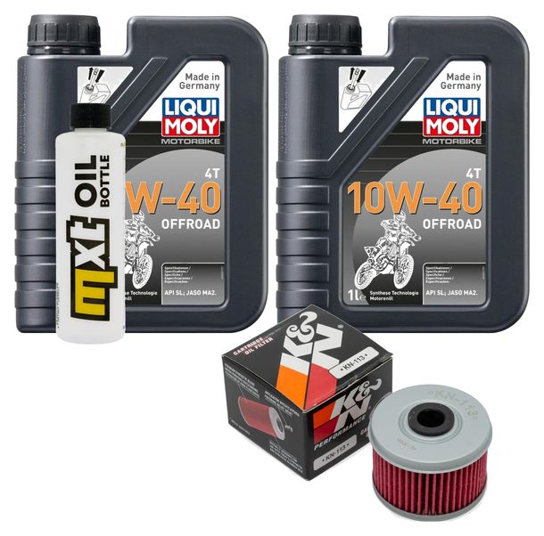 Paquete de inspección 2L 10W-40 y filtro de aceite para Adly ATV Sport 300 ccm