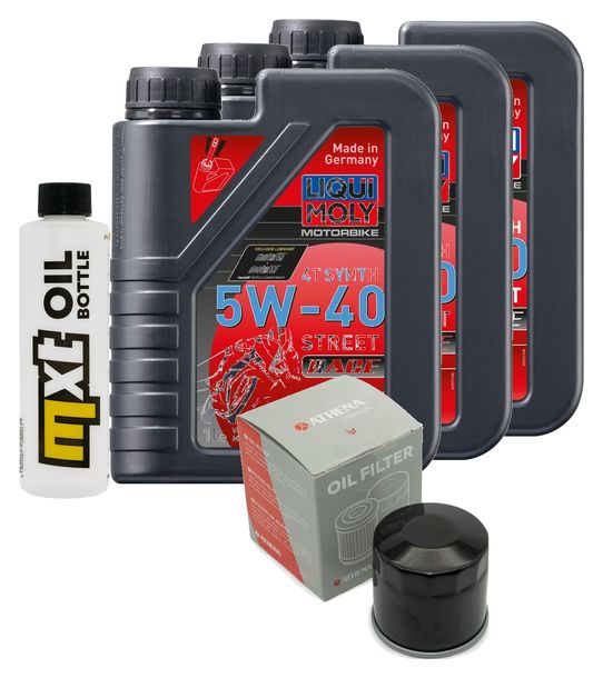 Pacchetto di ispezione 3L 5W-40+filtro olio per Arctic Cat 2x4 400 ccm
