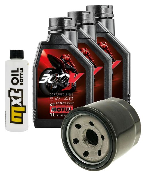 Inspektionspaket 3L 5W-40 + Ölfilter für Arctic Cat 4x4 ATM 500 ccm
