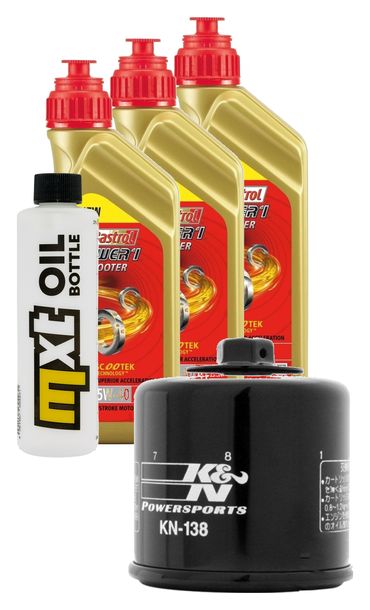 Inspektionspaket 3L 5W-40 + Ölfilter für Arctic Cat 2x4 FIS 500 ccm