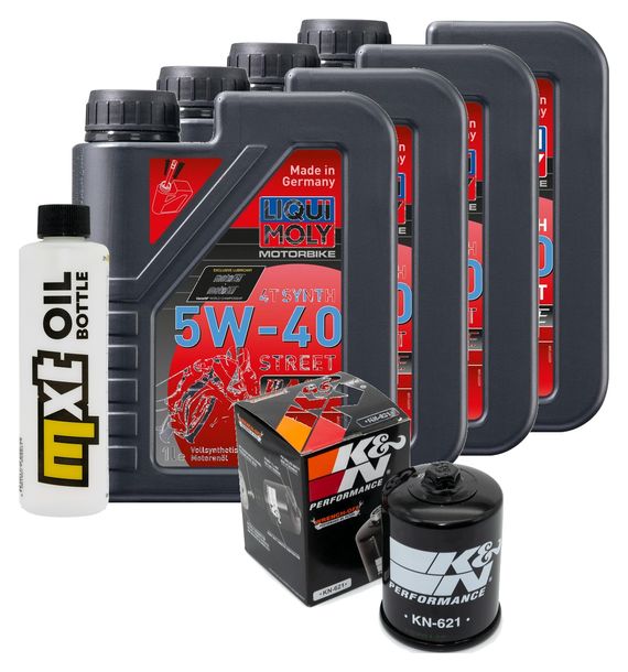 Inspektionspaket 4L 5W-40 + Ölfilter für Arctic Cat 4x4 FIS 500 ccm