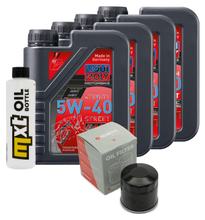 Ensemble d'inspection 4L 5W-40+filtre à huile pour Arctic Cat TBX 4x4 500 ccm