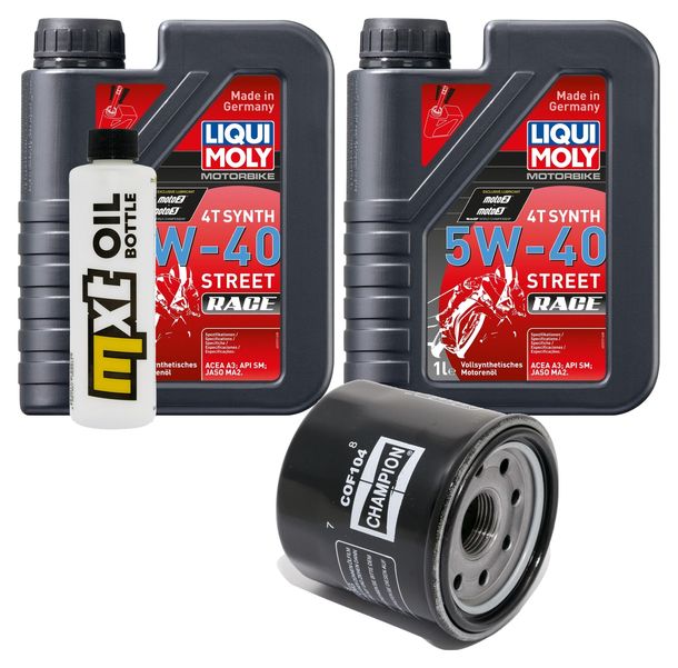 Pacchetto di ispezione 2L 5W-40 + filtro olio per Arctic Cat 4x4 H1 ATM 650 ccm
