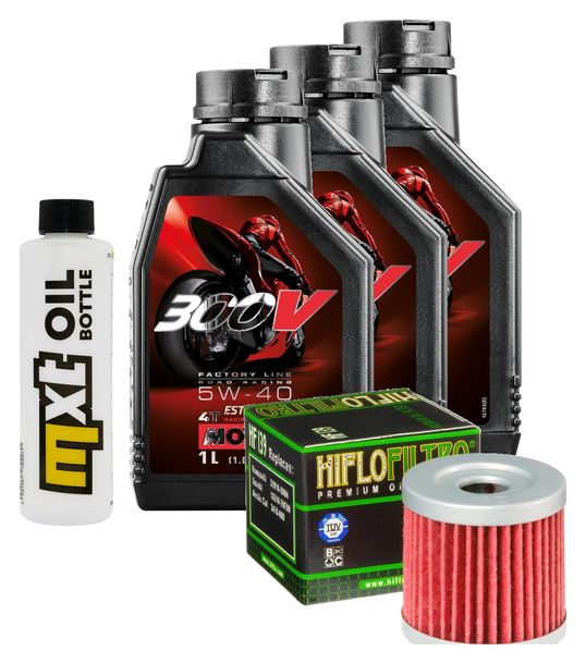 Inspektionspaket 3L 5W-40 + Ölfilter für Arctic Cat DVX 400 ccm