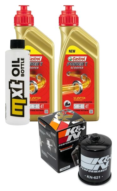 Inspektionspaket 2L 5W-40 + Ölfilter für Arctic Cat Core XT Alterra TRV 4WD EFT EPS Limited Edition 550 - 1000 ccm Bj. 2009 - 2019