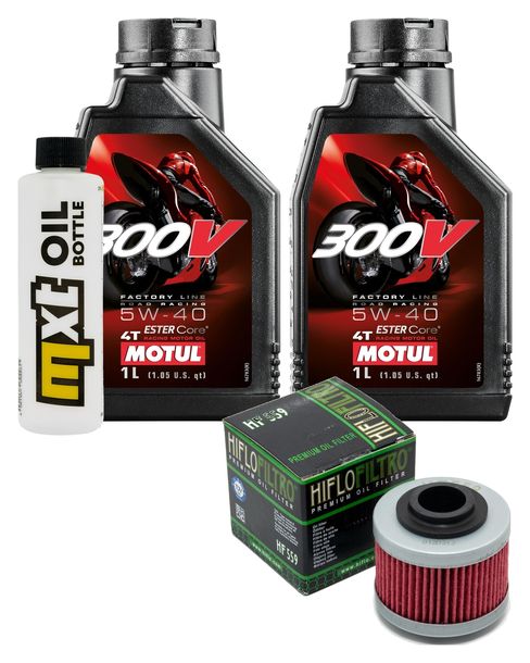 Inspektionspaket 2L 5W-40 + Ölfilter für Bombardier - Can-am Rally 2x4 200 ccm