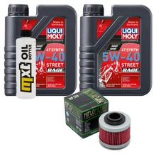 Inspectiepakket 2L 5W-40 + Oliefilter voor Bombardier - Can-am Rally 2x4 200 ccm