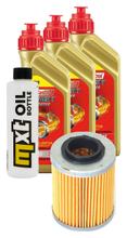 Inspectiepakket 3L 5W-40 + Oliefilter voor Bombardier - Can-am Outlander Max Renegade Commander SSV 4x4 XT 2x4 XXC XMR X 330 - 1000 cc