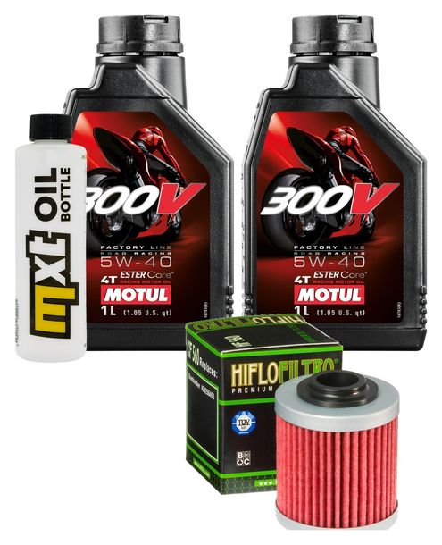 Inspektionspaket 2L 5W-40 + Ölfilter für Bombardier - Can-am DS 450 ccm