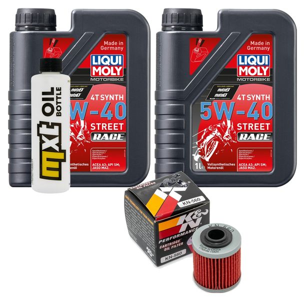 Pacchetto di ispezione 2L 5W-40 + filtro olio per Bombardier - Can-am DS 450 ccm
