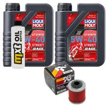 Pacchetto di ispezione 2L 5W-40 + filtro olio per Bombardier - Can-am DS 450 ccm
