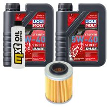 Inspektionspaket 2L 5W-40 + Ölfilter für Bombardier - Can-am Commander SSV R XT DPS Outlander Renegade XXC Max EFI X 570 - 1000 ccm