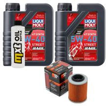 Inspektionspaket 2L 5W-40 + Ölfilter für Bombardier - Can-am Commander SSV R XT DPS Outlander Renegade XXC Max EFI X 570 - 1000 ccm