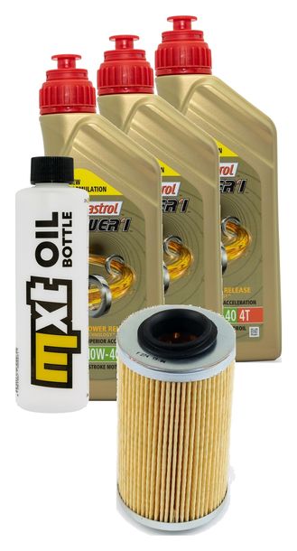 Inspektionspaket 3L 10W-40 + Ölfilter für Bombardier - Can-am Traxter 4x4 Max 500 ccm