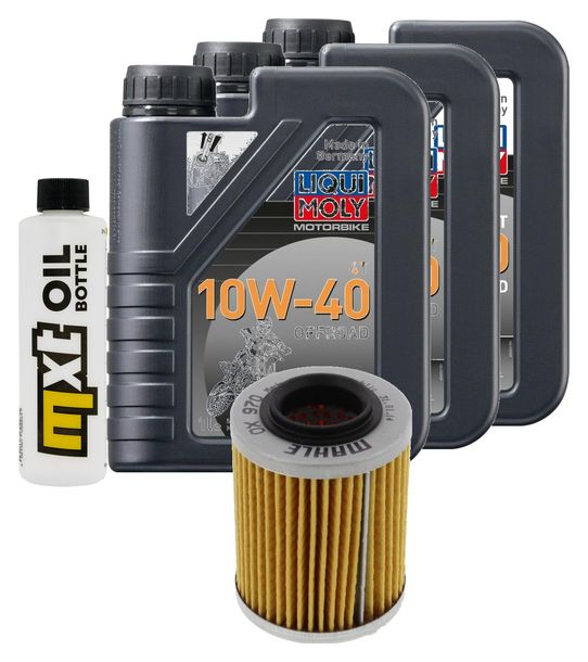 3L 10W-40 inspection package+ oil filter for Bombardier - Can-am Traxter 4x4 Max 500 ccm
