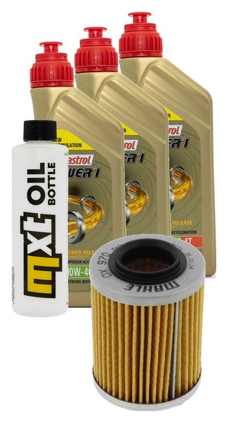 Paquete de inspección 3L 10W-40 con filtro de aceite para Bombardier - Can-am Traxter 4x4 Max 500 ccm