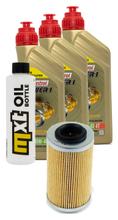 Inspektionspaket 3L 10W-40 + Ölfilter für Bombardier - Can-am Traxter 4x4 Max 500 ccm