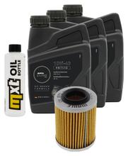 Pacchetto di ispezione 3L 10W-40+filtro olio per Bombardier - Can-am Traxter 4x4 Max 500 ccm