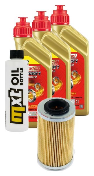 Inspektionspaket 3L 5W-40 + Ölfilter für Bombardier - Can-am Traxter Max 650 ccm
