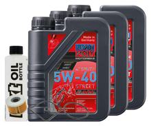Ensemble d'inspection 3L 5W-40+filtre à huile pour Honda MUV 700 ccm