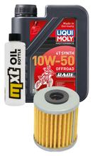 1L 10W-50 inspection package+ oil filter for Kawasaki KLX 110 ccm