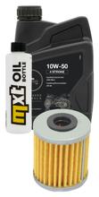 1L 10W-50 inspection package+ oil filter for Kawasaki KLX 110 ccm