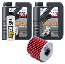 2L 10W-40 Inspection Package+oil filter for Kawasaki KSF A Mojave 250 ccm