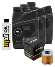 Inspektionspaket 3L 10W-40 + Ölfilter für Kawasaki KLF Bayou 250 ccm