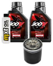 Inspektionspaket 2L 5W-40 + Ölfilter für Kawasaki KVF Pfarie B1 B2 B3 Brute Force 300 ccm