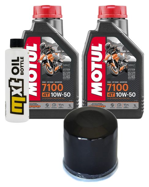 Paquet d'inspection 2L 10W-50+filtre à huile pour Kawasaki KVF Prairie Advantage Classic Harwoods Green Realtree 360 ccm