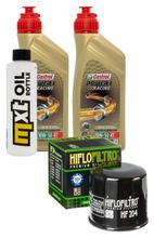 Pacchetto di ispezione 2L 10W-50+filtro olio per Kawasaki KVF Prairie Advantage Classic Harwoods Green Realtree 360 ccm
