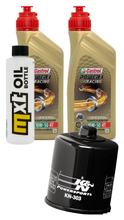 Inspektionspaket 2L 10W-50 + Ölfilter für Kawasaki KVF Prairie Advantage Classic Harwoods Green Realtree 360 ccm