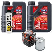 Inspektionspaket 2L 10W-50 + Ölfilter für Kawasaki KVF Prairie Advantage Classic Harwoods Green Realtree 360 ccm