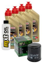 4L 10W-50 inspection package+ oil filter for Kawasaki KLF Bayou B 4x4 400 ccm