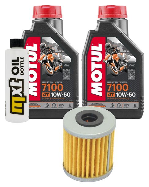 Inspektionspaket 2L 10W-50 + Ölfilter für Kawasaki KFX R 450 ccm