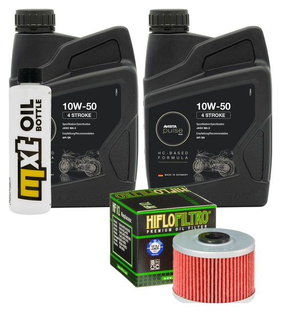 Inspektionspaket 2L 10W-50 + Ölfilter für Kawasaki KFX R 450 ccm