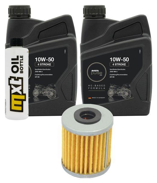 Inspektionspaket 2L 10W-50 + Ölfilter für Kawasaki KFX R 450 ccm