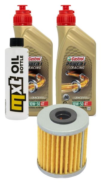 2L 10W-50 Inspection Package+oil filter for Kawasaki KFX R 450 ccm