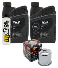 Pacchetto di ispezione 2L 10W-40+filtro olio per Kawasaki KVF Prairise Brute Force Realtree 650 ccm